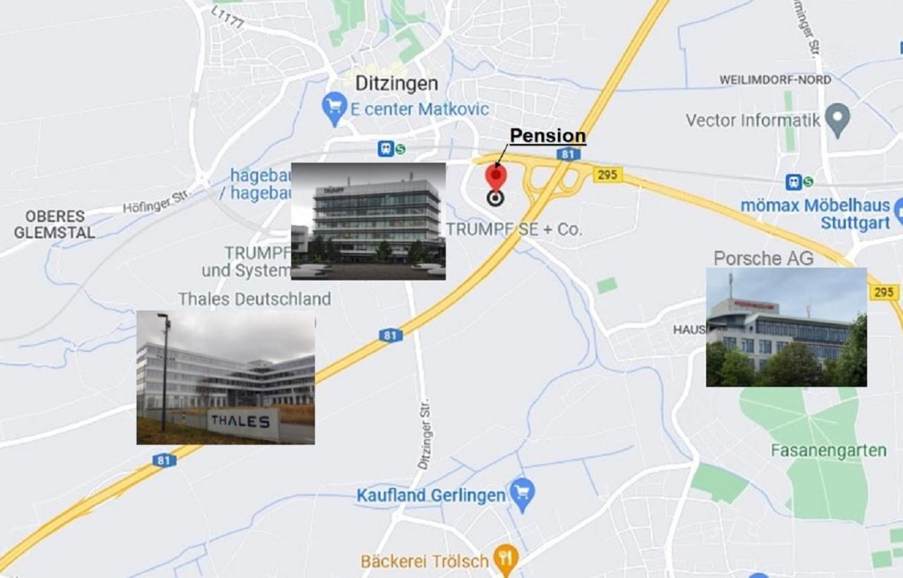 Haus mit Herz und Garten Ditzingen Exterior foto
